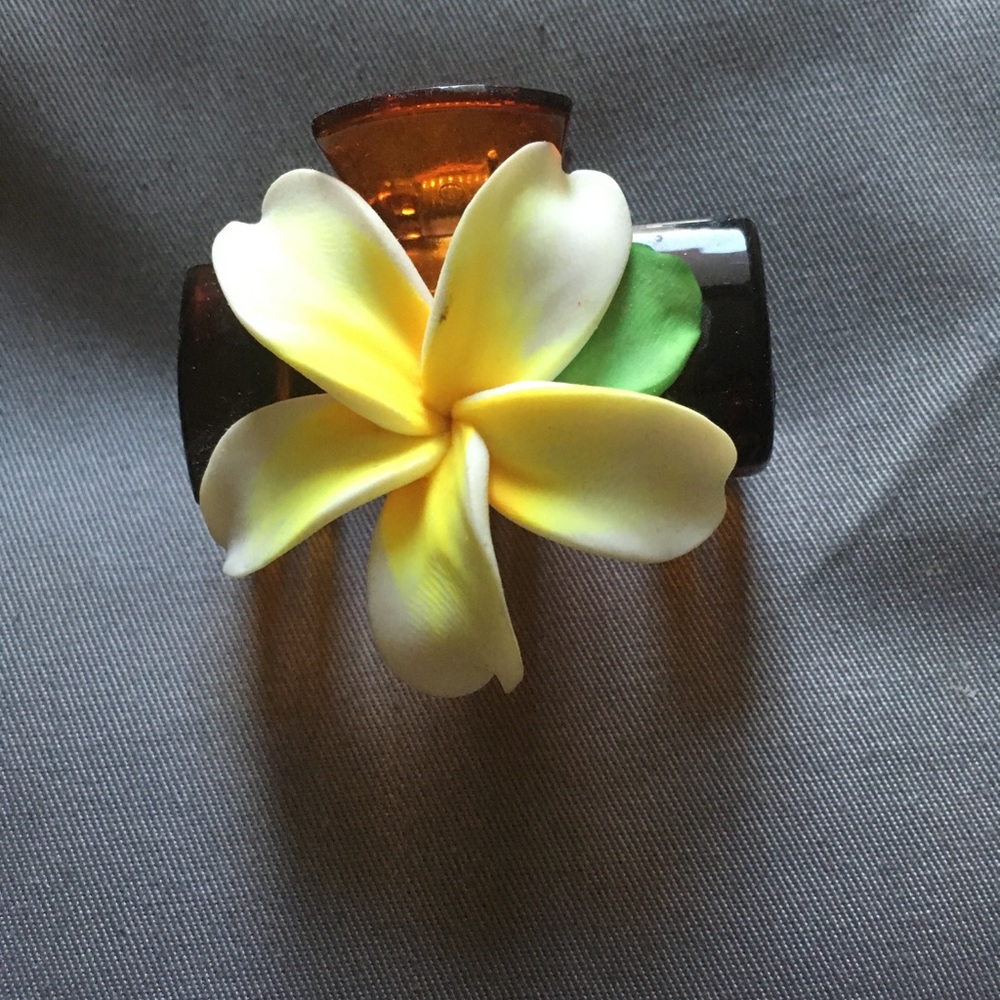 Plumeria Hair Clip